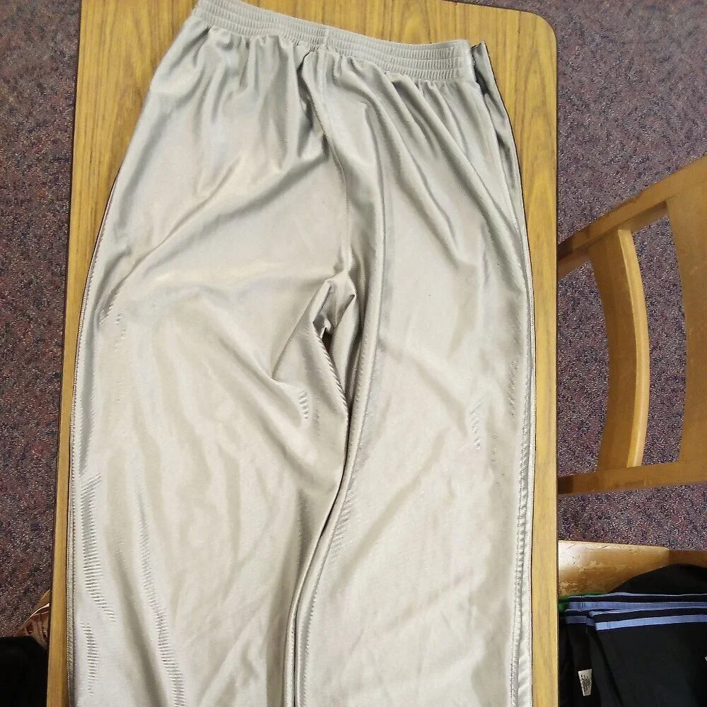 Vintage Adidas 3 Stripe Snap Button Sweat Pants Joggers